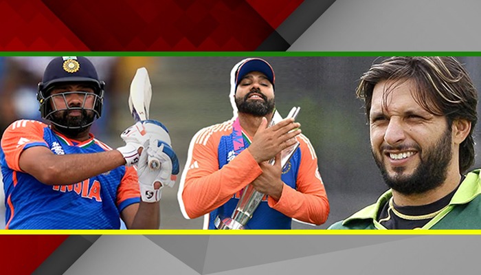 Rohit Sharma की तारीफ में Shahid Afridi के बयान पर पाकिस्तानी खिलाड़ियों को लग जाएगी मिर्ची