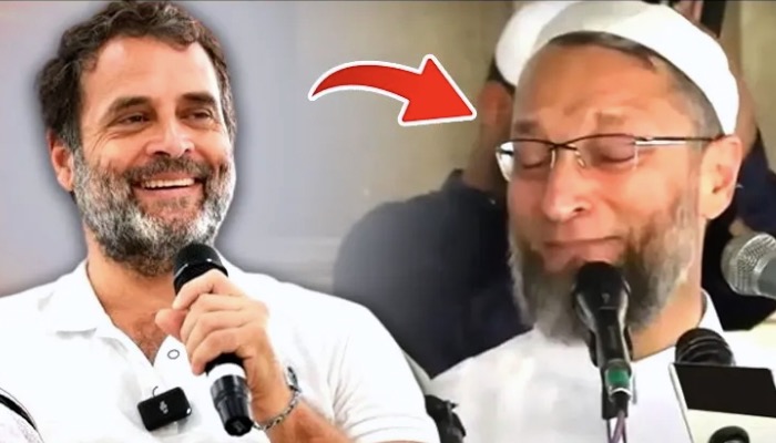 Owaisi के राजनीतिक भविष्य पर खतरा, राहुल के सामने गिड़गिड़ाने की नौबत आ गई