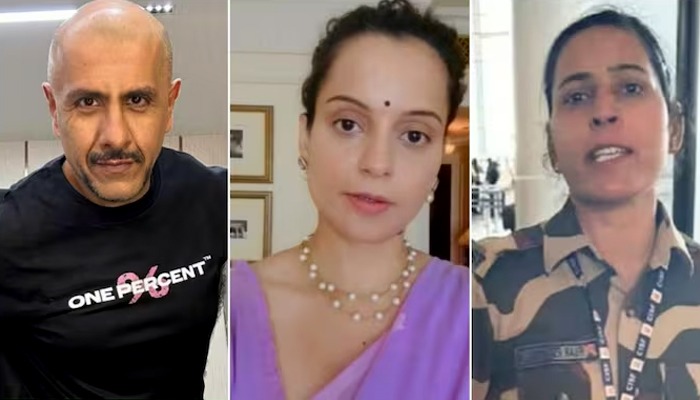 जिस CISF महिला ने Kangana को मारा थप्पड़ा,उसे नौकरी देने चले Vishal Dadlani