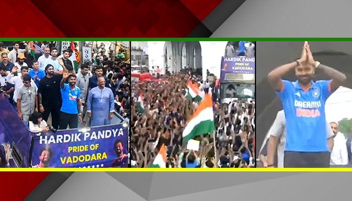 Vadodara में Hardik Pandya का Grand Welcome हुआ तो छिड़ गया विवाद ?