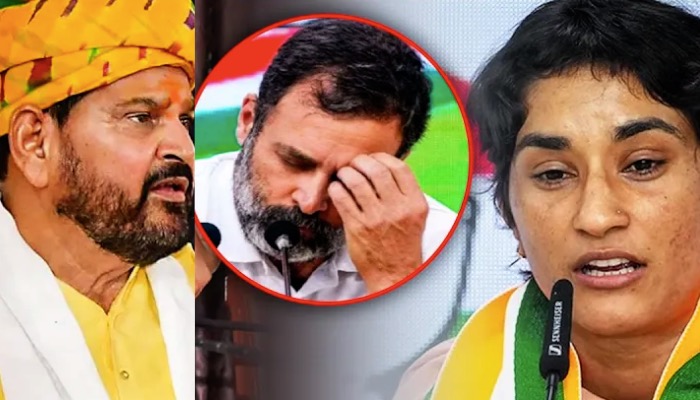 क्या Vinesh Phogat पर दांव लगाना Congress को भारी पड़ गया, क्या कहते हैं Brijbhushan Sharan Singh ?