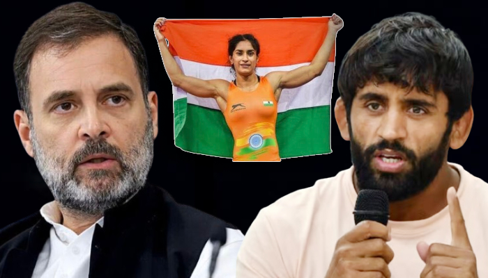 Vinesh Phogat मामले में Modi को कोसने वाले विपक्ष को Bajrang Punia का जवाब