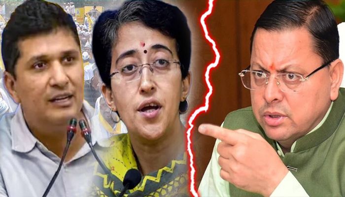 केजरीवाल की AAP की CM Pushkar Singh Dhami ने खोली पोल! Atishi-Saurabh-Sunita देखते रह गए!