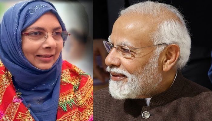 माता की चुनरी, भगवा रंग, क्या Hina Shahab भी देंगी अब PM Modi का साथ?