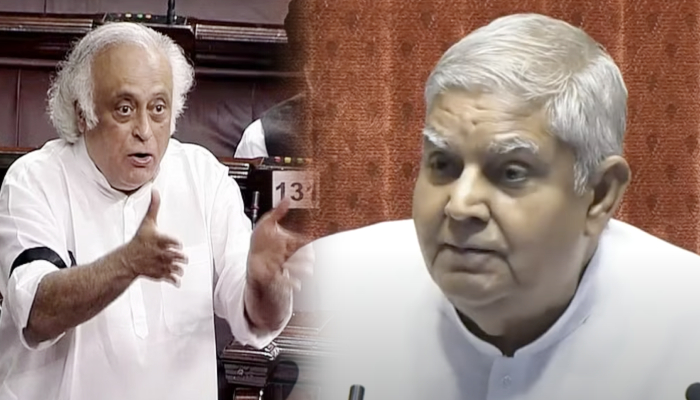 बात किसान और जवान की थी भड़के, Jagdeep Dhankhar ने सदन में Jairam Ramesh की क्लास लगा दी