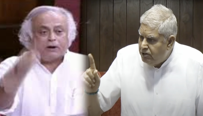 सदन में गर्मी दिखा रहे थे Jairam Ramesh भड़के Rajya Sabha सभापति Jagdeep Dhankhar ने उधेड़ दिया