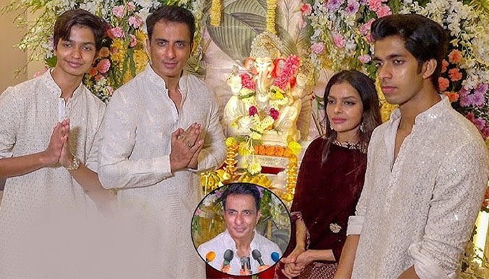 Ganesh Chaturthi 2024: धूमधाम से बप्पा को घर लाए Sonu Sood, पत्नी और बेटे के साथ किया स्वागत