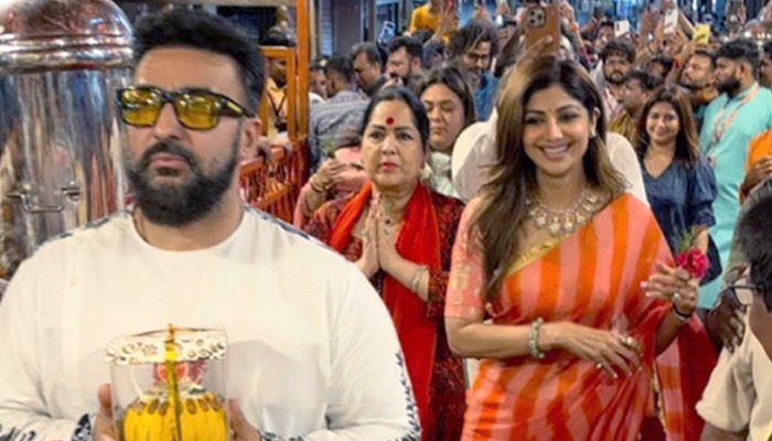 Ganesh Chathuri 2024: Shilpa Shetty ने पति Raj Kundra और मां के साथ किए लालबागचा राजा के दर्शन !