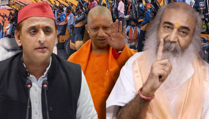 क्या हिंदू मंदिरों को तोड़ना चाहते हैं Akhilesh , Acharya Pramod ने बुलडोजर वाले बयान पर कसा तंज