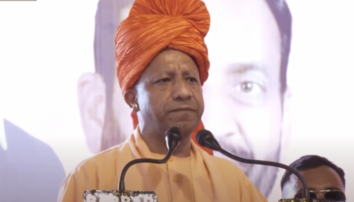 Haryana की धरती पर जैसे ही गरजे Yogi Adityanath, गूंजने लगा योगी जी को जय श्रीराम