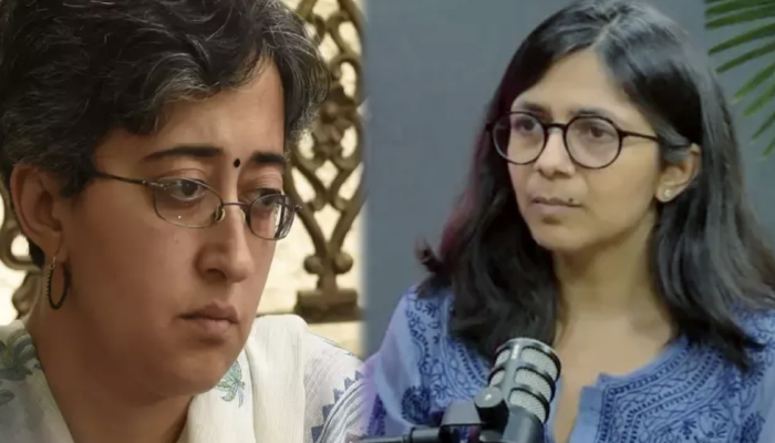 BJP का मोहरा बता रहीं Atishi की Swati Maliwal ने सबके सामने बजा डाली बैंड !