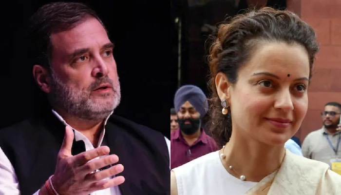 संसद परिसर में हुई धक्का -मुक्की के बाद Rahul Gandhi पर भड़की Kangana,बोलीं - जिम ट्रेनर की तरह बाइसेप्स…