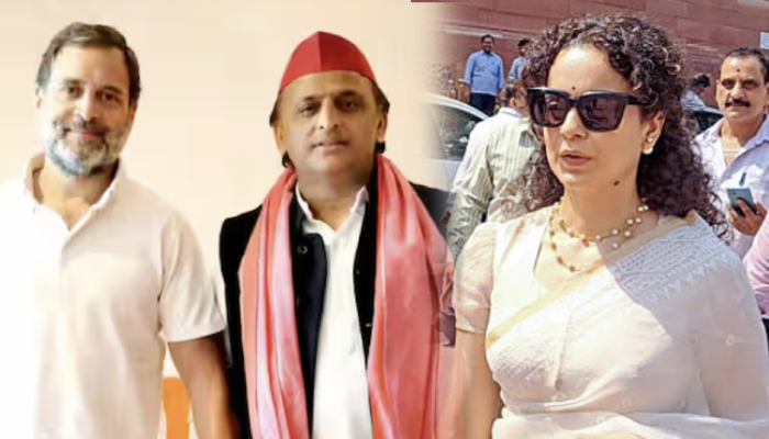 Kangana ने सांसद बनते ही विपक्ष पर साधा निशाना, Rahul - Akhilesh सुनते रह जाएँगे