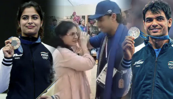 Neeraj Chopra से Manu Bhaker की मां ने अकेले में क्या बात की, क्या होने वाली है दोनों की शादी