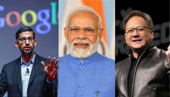 Tech CEO: PM Modi के फैन हुए ये टेक दिग्गज, CEO Nvidia Jensen Huang और Sundar Pichai ने बांधे तारीफों के पुल