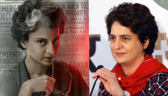 Kangana Ranaut ने Priyanka Gandhi से की मुलाकात, बोलीं - आपको फिल्म इमरजेंसी देखनी…