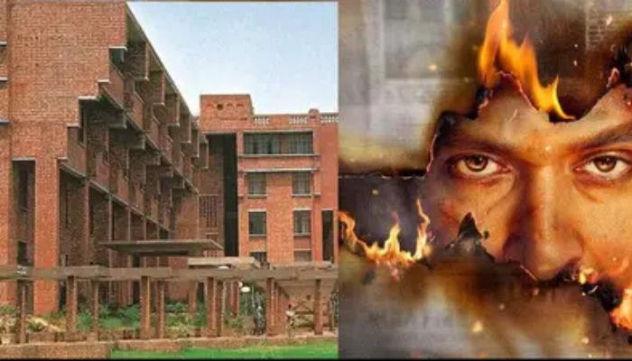 JNU में 'द साबरमती रिपोर्ट' की स्क्रीनिंग पर बवाल, जमकर हुई पत्थरबाजी और हंगामा