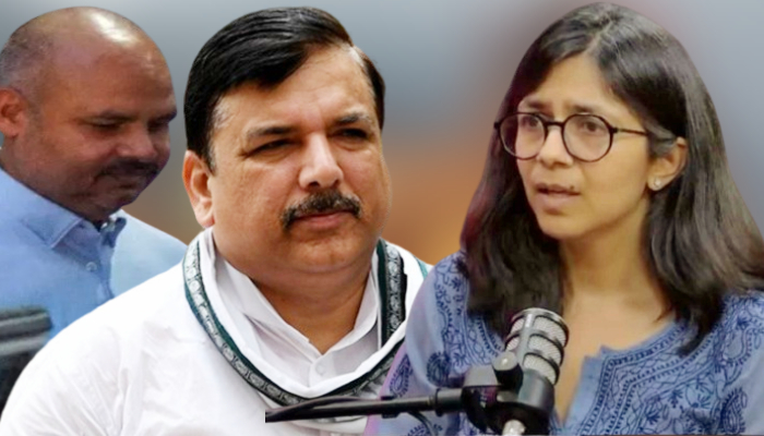 Swati Maliwal के घर अचानक पहुंच गए Sanjay Singh, AAP में मचा बवाल! ।Kadak baat।