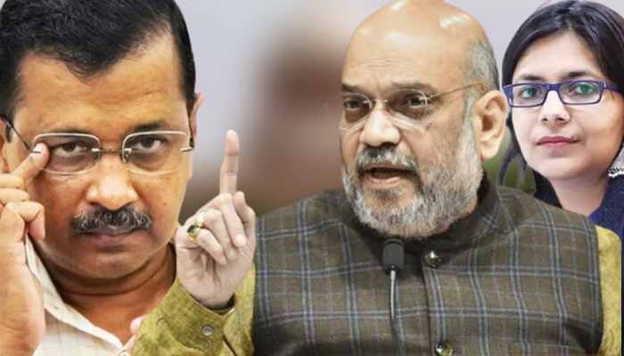 Amit Shah के बयान से हैरान स्वाति मालीवाल, Kejriwal की हिली कुर्सी ! ।Kadak Baat।