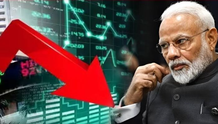 NDA के पिछड़ने से शेयर बाजार में हाहाकार, मोदी की हो रही हार?