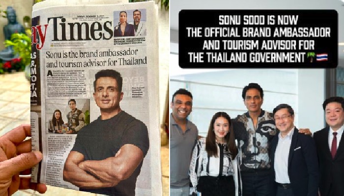 Thailand Tourism के Brand Ambassador बने Sonu Sood, बोले - खूश हूं की इस देश…