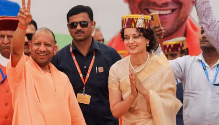 Kangana Ranaut पर CM Yogi ने ऐसा क्यों कहा तुम्हारा हमारा खून एक है